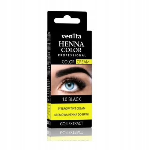  Venita Henna Color 1.0 crna 30 g krema za kanu za obrve