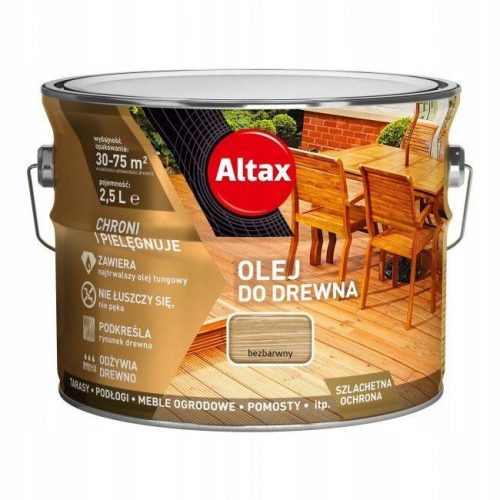  Altax ALTALT00360 Ulje za drvo bezbojno 2,5L