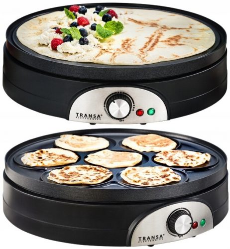  Transa Electronics DualPancake 1500 W crni aparat za palačinke