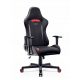  Diablo Chairs X-ST4RTER gaming stolica Crna, crna i crvena tkanina