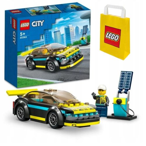  LEGO City 60383 Električni sportski auto + Papirnata vrećica LEGO 6315786 žuta 24x8x18 cm