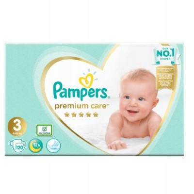  Pampers Premium Care pelene Veličina 3 120 kom.