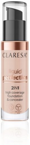  CLARESA LIQUID PERFECTION FOUNDATION CONCEALER 2u1 104 30 ml