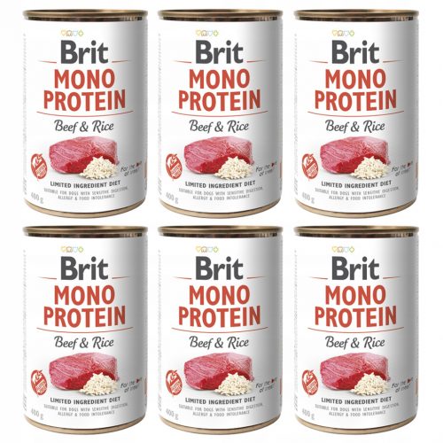  Brit Mono Protein mokra hrana govedina s rižom 400 g