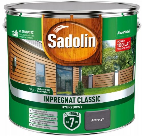  Sadolin Antracit impregnacija za drvo 9 l