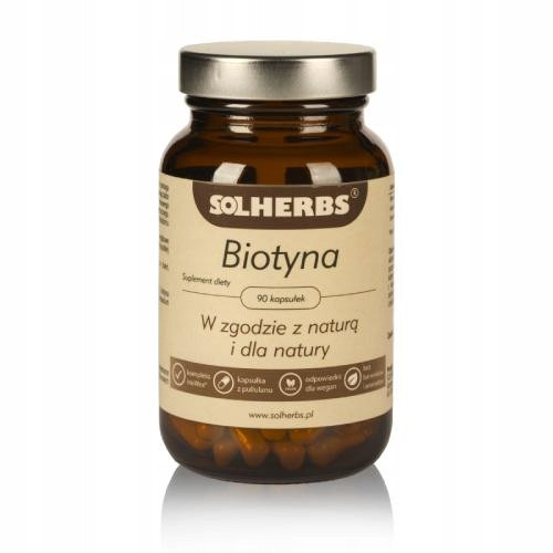  SOLHERBS Biotin 2500 mcg 90 kap