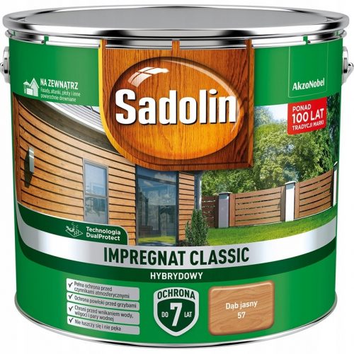  Sadolin Classic impregnacija za drvo, svijetli hrast, 9 l