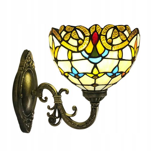 Vrtna zidna lampa - Elegantne vintage Tiffany zidne svjetiljke od vitraja