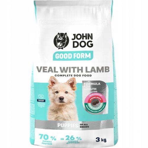  John Dog Good Form puppy teletina janjetina 3 kg