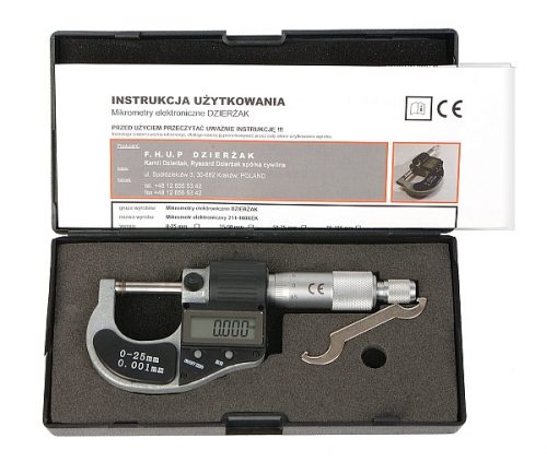  ELEKTRONIČKI MIKROMETAR 0-25 mm EC IZJAVA O SUKLADNOSTI