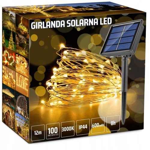  Interlook girlanda 1200 cm solarna