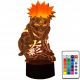  3D LED LAMPA NARUTO UZUMAKI ANIME MANGA NINJA USB