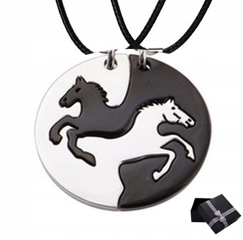  OGRLICA 2 PRIJATELJA YING YANG BFF HORSES C1470