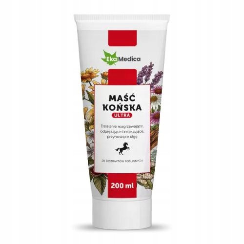  EkaMedica mast za mišićno-koštane bolove Konjska mast 200 ml 250 g