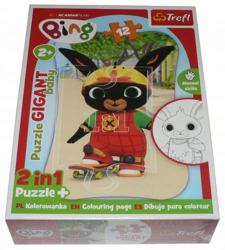  TREFL 12 GIANT BABY puzzle 40x60 cm - BING - 2u1