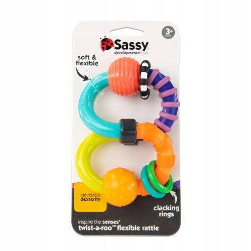  Sassy Baby Twist-a-roo zvečka 3 m +