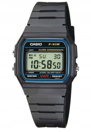  CASIO MUŠKI SAT F-91W-1YER RETRO UNISEX ALARM