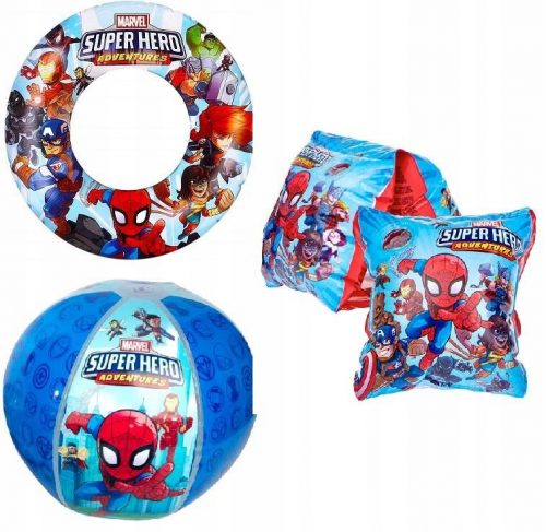 SPIDERMAN MARVEL LEPTIR RUKAVI LOPTA KRUG BAZEN