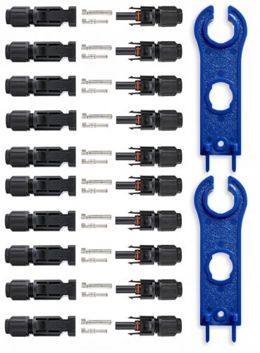  10 PAROVA FOTONAPONSKOG KONEKTORA MC4 KONEKTORA SOLARNE PLOČE IP67 14AWG-10AWG