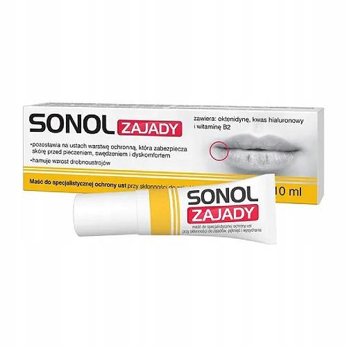  SONOL ZAJADY Mast za probleme usana 10 ml sa vitaminom B12 Verco, ispucale usne