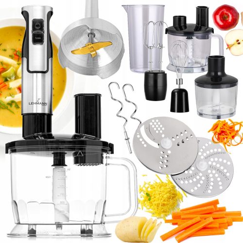  Lehmann Chopsui 1200 W štapni blender srebrno/sivi