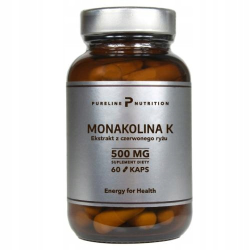  Pureline Nutrition Monakolin K dodatak prehrani 500 mg 60 kapsula kapsula 60 kom.