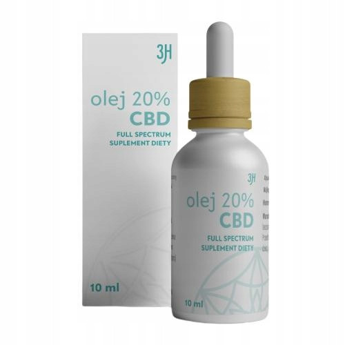  CBD konopljino ulje 20% 3H CBD Oil Organic 10 ml