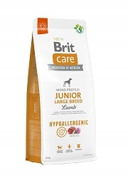  BRIT Care Dog Hypoallergenic Junior Large Lamb 12k