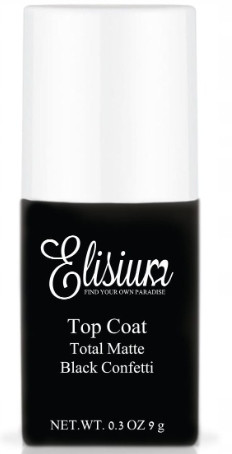  Elisium Top Coat Total Matte, mat top za crne hibridne lakove