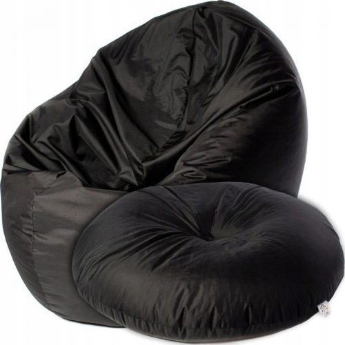  King of Chillout pouffe crna