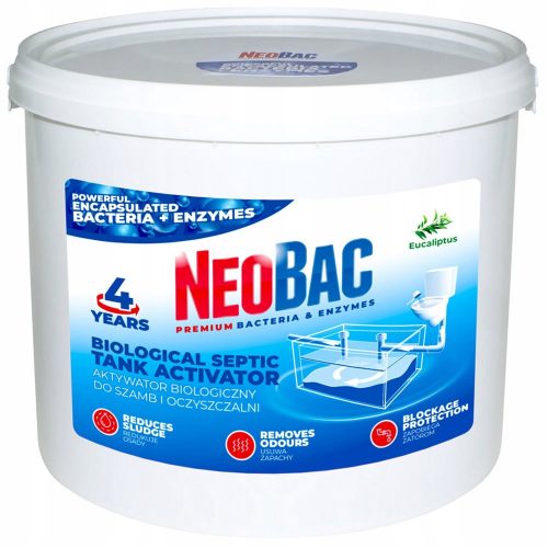  BAKTERIJE za SEPTIČKU JAMU i PROČIŠĆAVAČ NEOBAC 5 kg