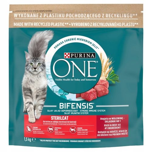  Purina ONE suha goveđa hrana 1,5 kg