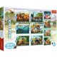  Trefl puzzle 10in1 329 dijelova TREFL 10IN1 puzzle U SVIJETU DINOSAURA 90390 TREFL