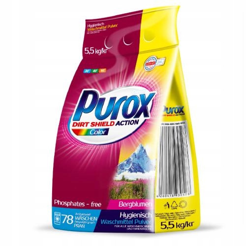  Prašak za pranje rublja Purox color 5,5 kg