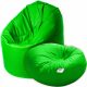  King of Chillout pouffe, nijanse zelene