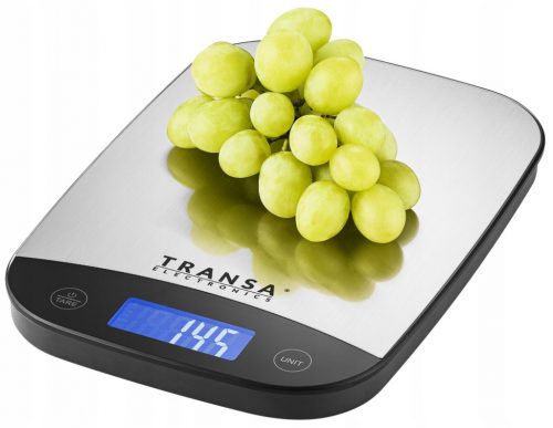  Transa Electronics SilverScale kuhinjska vaga srebrna/siva 5 kg