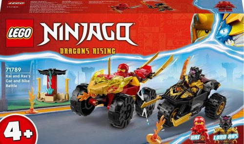  LEGO Ninjago Kai i Ras u dvoboju automobila i bicikla 71789