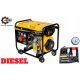  Prijenosni trofazni HDM 3000 W dizel generator