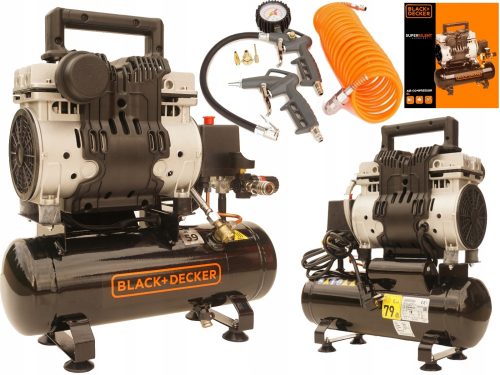  Bezuljni kompresor Black+Decker BD100/6-ST 6 l 8 bar