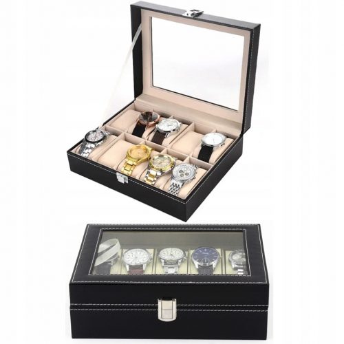  Watch Box 10 PCS Case Organizer ECO KOŽA