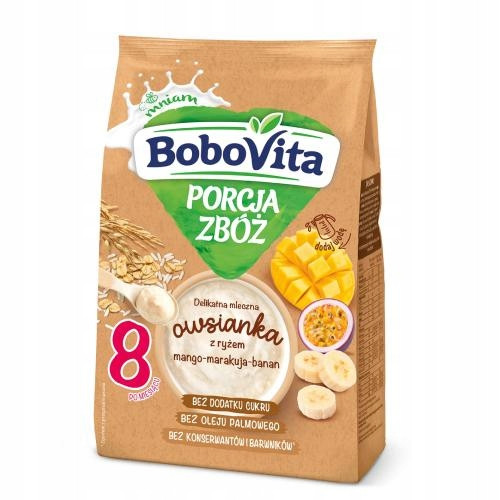  BoboVita mlijeko zobene pahuljice mango marakuje banana 210g