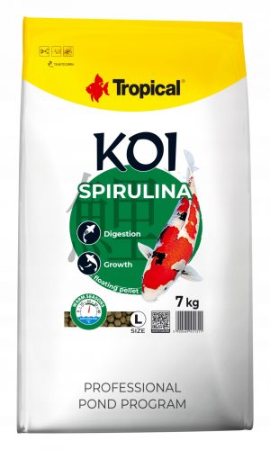  Hrana za ribe Tropical Koi Spirulina Pellet L 7kg