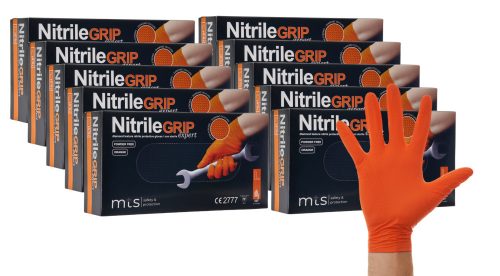  MTS sigurnosne i zaštitne rukavice Orange gogrip radioničke rukavice veličina 9 - L 250 pari