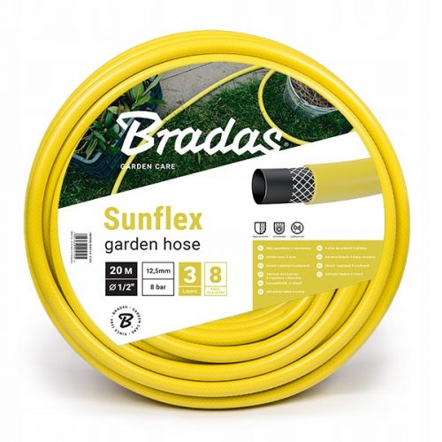  Bradas Sunflex vrtno crijevo žuto 1/2" 50 m