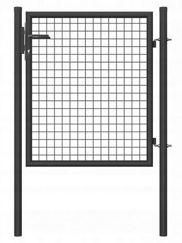 Vrata do ograde - Siatex ažurna vrata 100x120 cm antracit