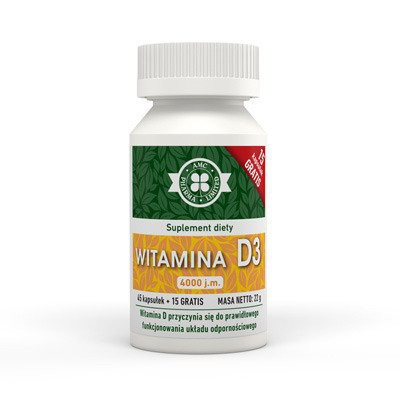  AMC Pharma dodatak prehrani Vitamin D3 4000 IU vitamin D3 kapsule 60 kom.