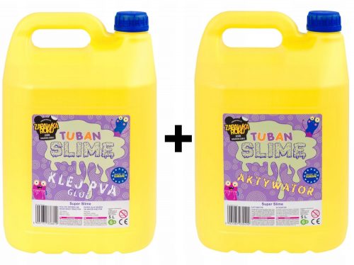  Aktivator PVA ljepila Tuban Slime 5 l + Tuban tekuće ljepilo 5000 ml