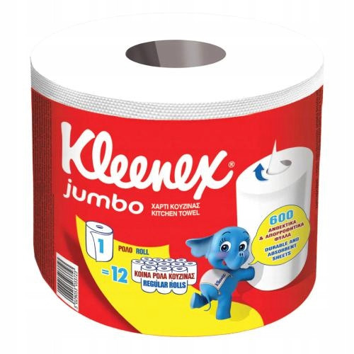  KLEENEX Jumbo Papirnati ručnik, 2 sloja, 600 listova