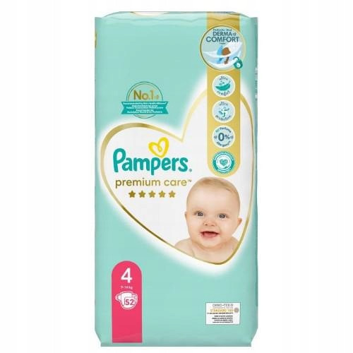  Pampers Premium Care pelene Veličina 4 52 kom.