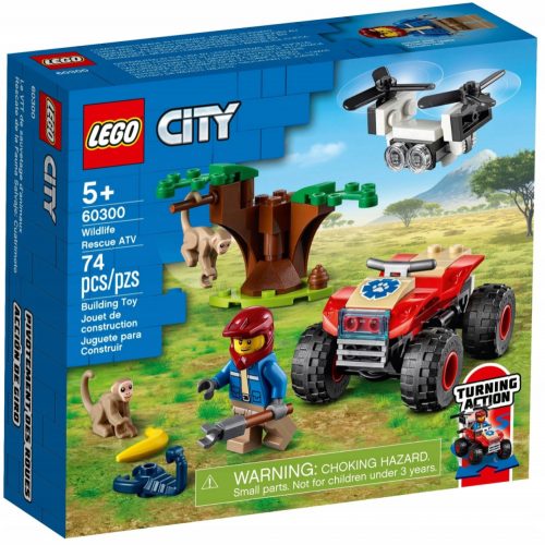  LEGO City 60300 četvorka za spašavanje divljih životinja